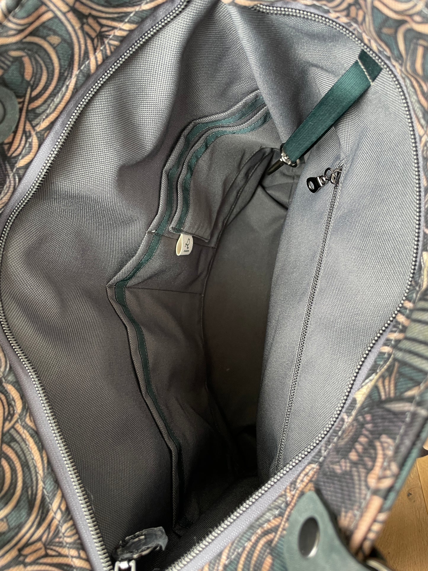 Cabas zippé